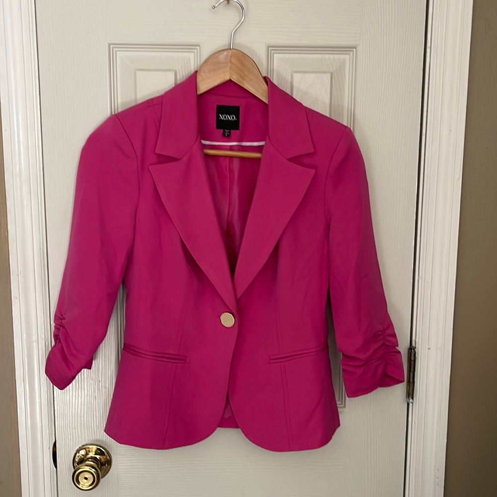 Pink blazer